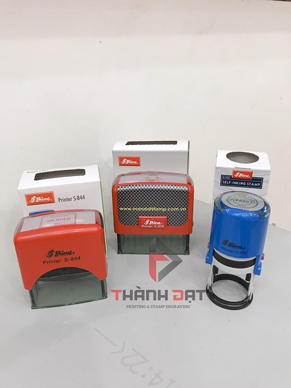 Các loại con dấu lấy ngay phổ biến tại khắc dấu Thành Đạt 399 Lê Lợi