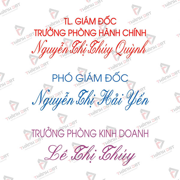 Thành Đạt 399 Lê Lợi cung cấp đa dạng các mẫu khắc dấu lấy ngay đáp ứng mọi nhu cầu của khách hàng